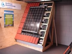 Kant en klare energie producerende dakelementen