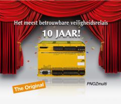 Het meest betrouwbare veiligheidsrelais bestaat 10 jaar!