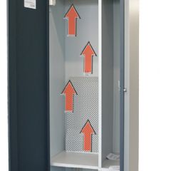 In droge kledij aan het werk dankzij drying lockers van Algeco