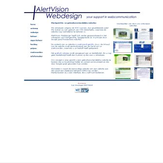 Bezoek de website van AlertVision Webdesign