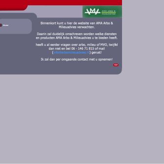 Bezoek de website van AMA Arbo & Milieuadvies