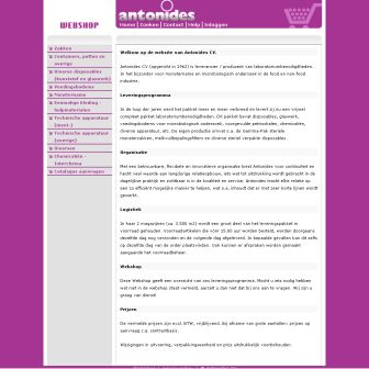 Bezoek de website van Antonides CV