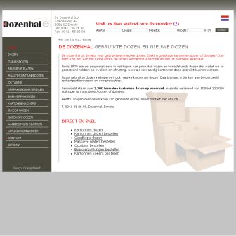 Bezoek de website van Dozenhal BV, De