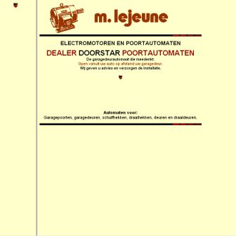 Bezoek de website van Electrogroothandel M. Lejeune