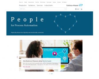 Bezoek de website van Endress+Hauser