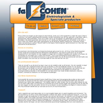 Bezoek de website van Firma Cohen Elektrologistiek