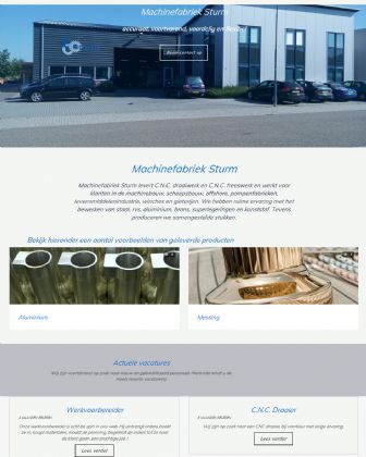 Bezoek de website van Machinefabriek Sturm