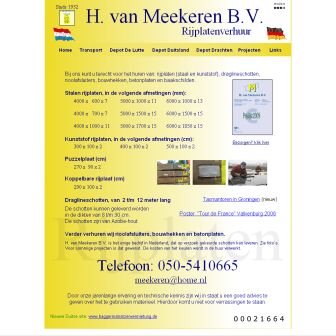 Bezoek de website van Meekeren BV, H van