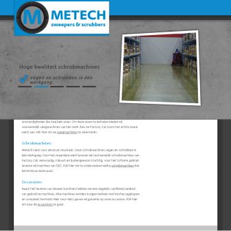 Bezoek de website van Metech Sweepers Scrubbers
