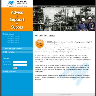 Bezoek de website van Modelec Data-Industrie BV