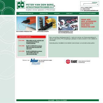 Bezoek de website van Peter van den Berg Afdichtingstechniek