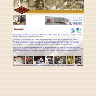 Bezoek de website van Schramifa BV, Machinefabriek