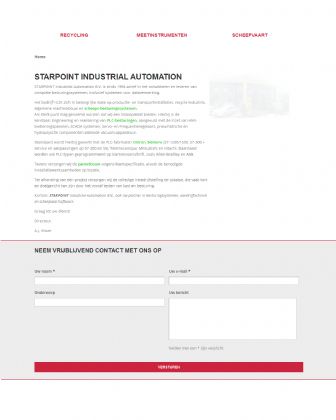 Bezoek de website van STARPOINT Industrial Automation B.V.