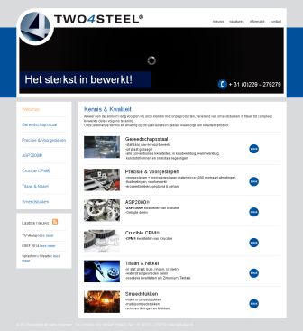Bezoek de website van Two4steel