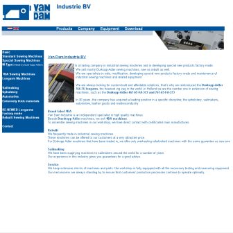 Bezoek de website van Van Dam Industrie BV