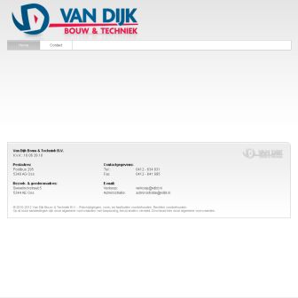 Bezoek de website van Van Dijk Bouw & Techniek