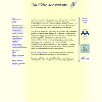 Bezoek de website van Van Welie Accountants