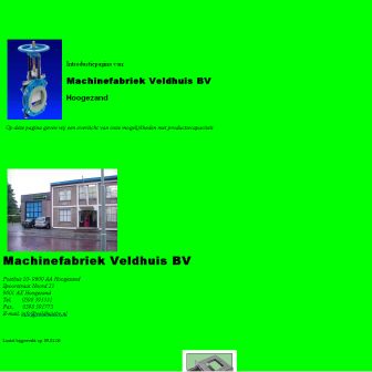 Bezoek de website van Veldhuis Machinefabriek BV