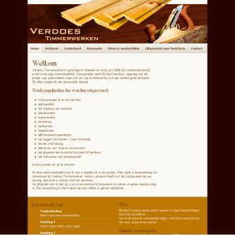 Bezoek de website van Verdoes Timmerwerken