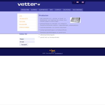 Bezoek de website van Vetter Machinefabriek en Slijperij BV