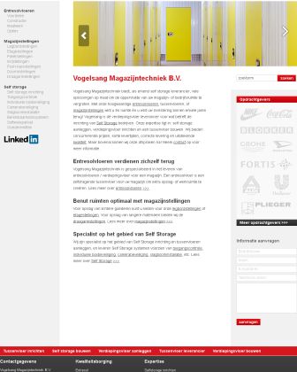 Bezoek de website van Vogelsang Magazijntechniek BV